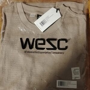 Wesc Cream Waffle Knit Tee